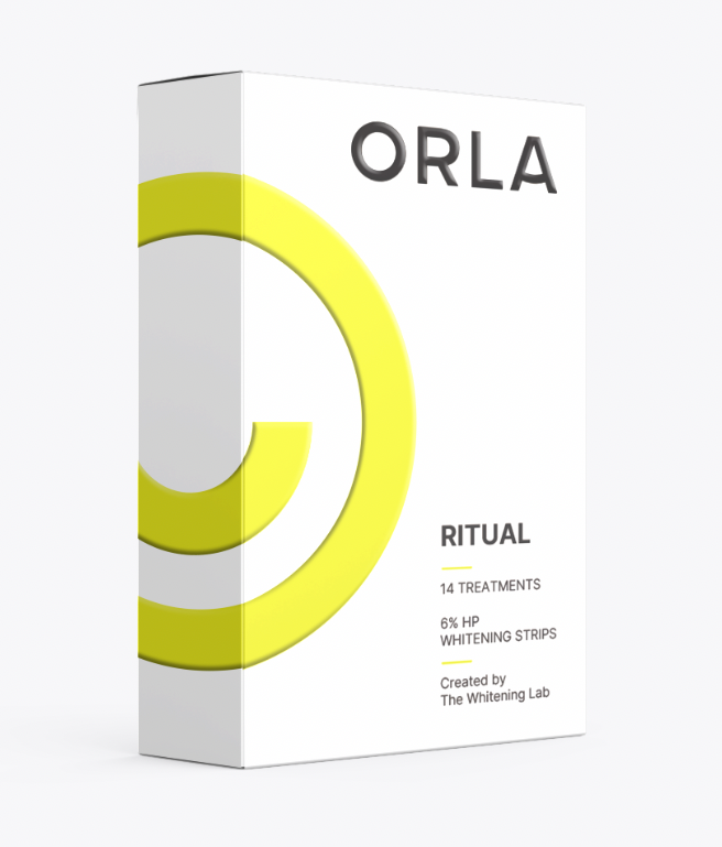 The ORLA Ritual Teeth Whitening Strips - 6% hp